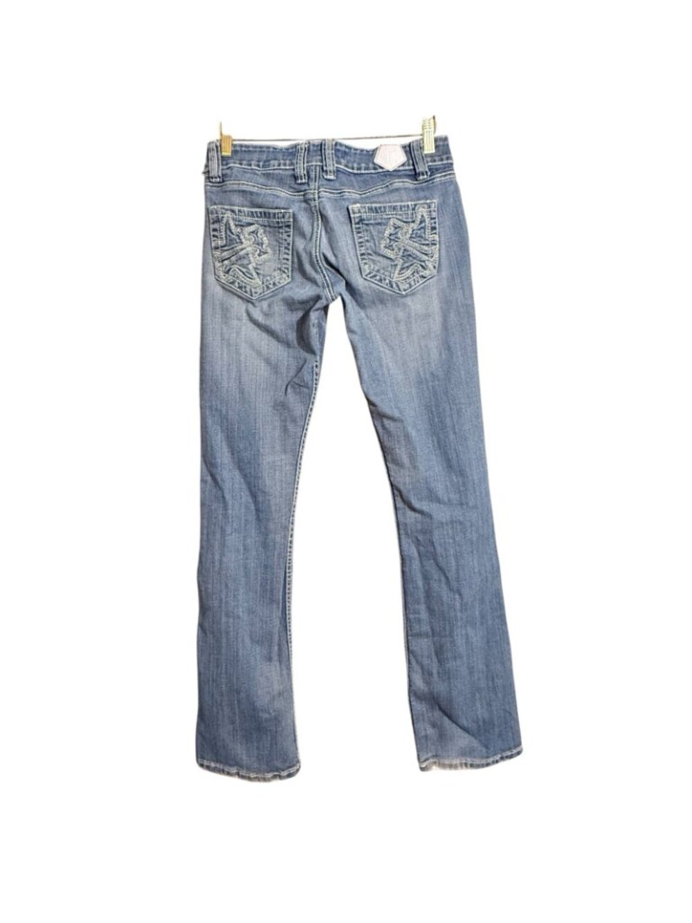 Tin Haul Jeans Bootcut Straight Women Size 29L Cowboy Cowgirl Embroidered Logo - Picture 2 of 12